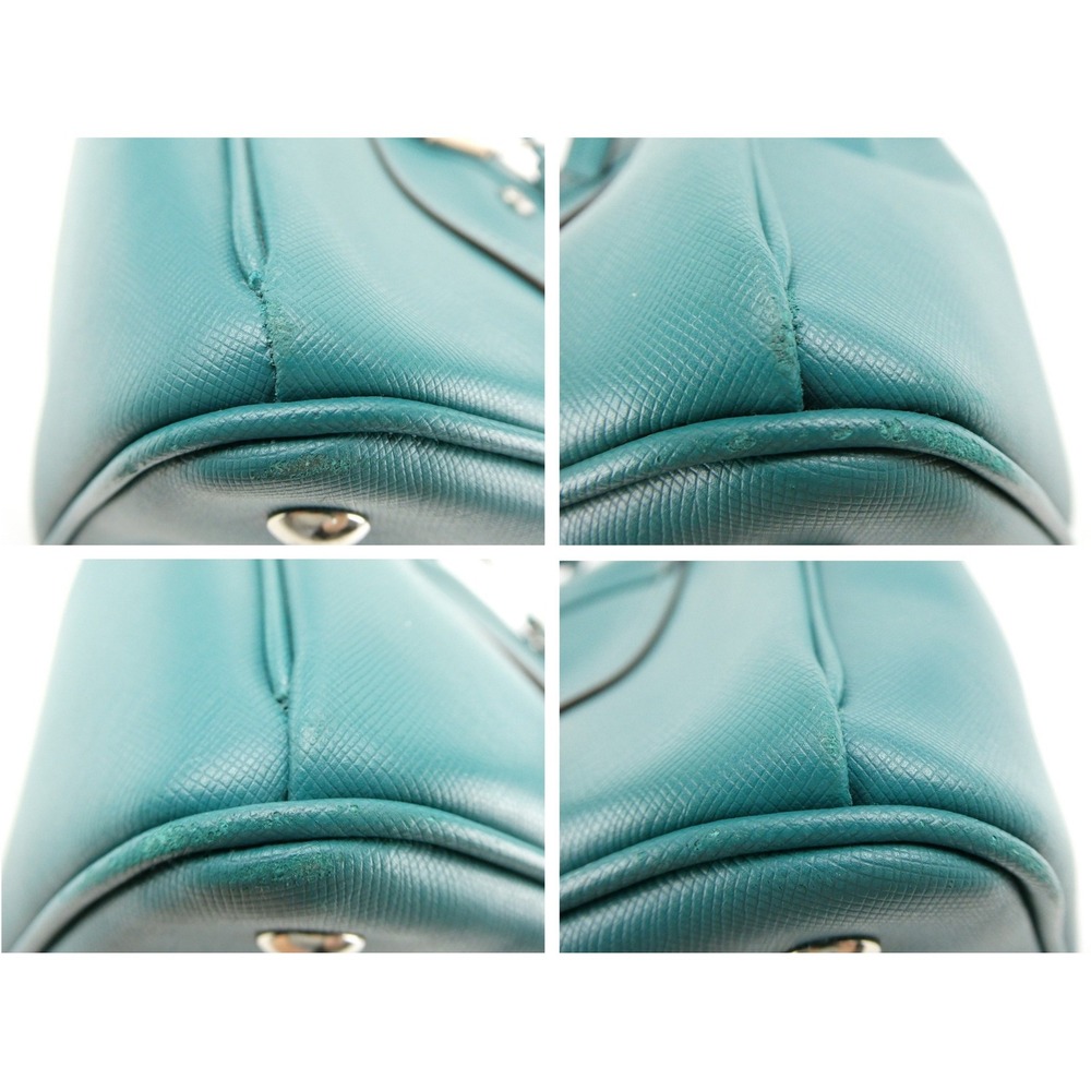 Coach Green Leather Shoulder Bag F25669 - Picture 11 of 16